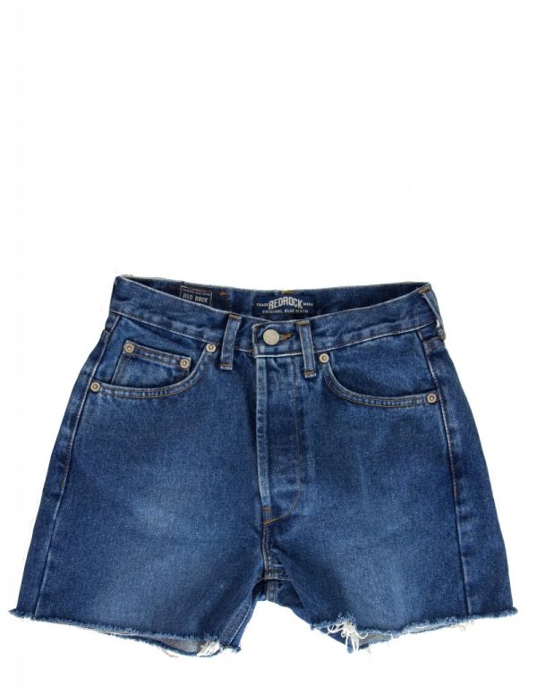 Γυναικείο ψηλόμεσο Vintage σορτς Red Rock μπλε