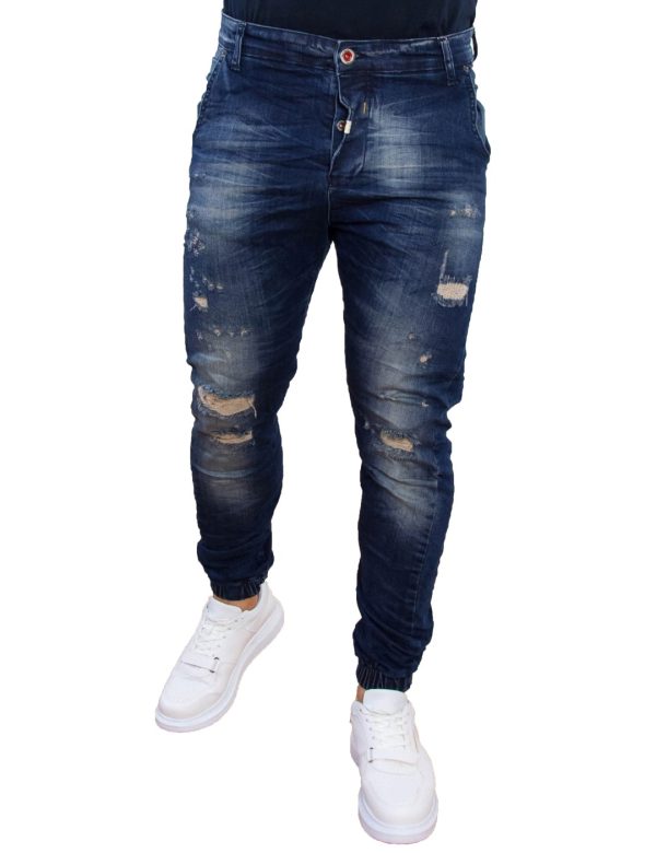 Ben Tailor Jean Morris ανδρικό μπλε τζιν με φθορές