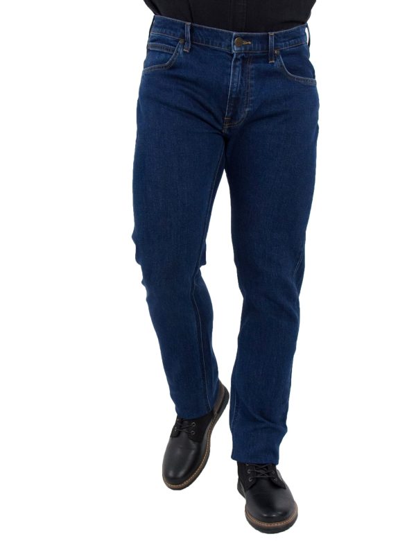 Ανδρικό μπλε σκούρο τζιν παντελόνι Lee Daren Zip Fly