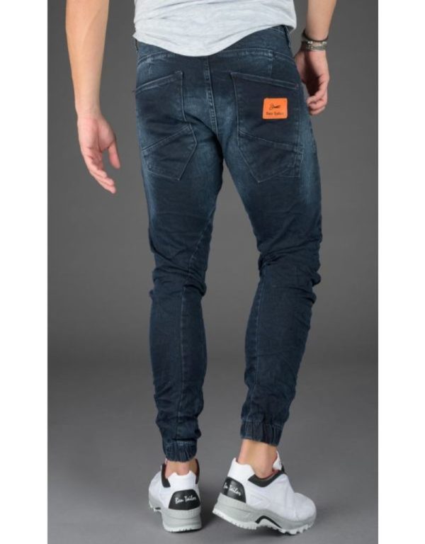 Ben Tailor Jean Ezekiel ανδρικό μπλε τζιν πεντελόνι με φθορές
