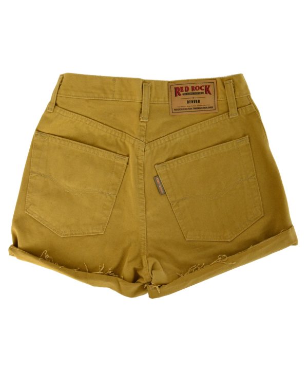 Γυναικείο ψηλόμεσο Vintage σορτς Red Rock ώχρα
