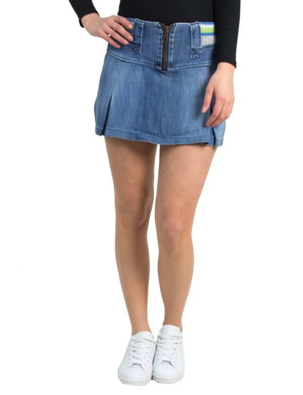 Γυναικεία τζιν κλος φούστα με λάστιχο