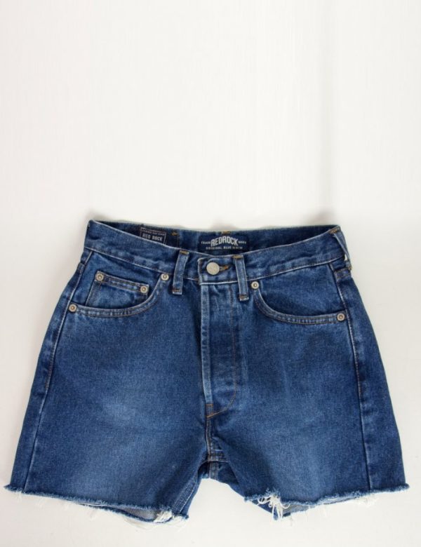 Γυναικείο ψηλόμεσο Vintage σορτς Red Rock μπλε