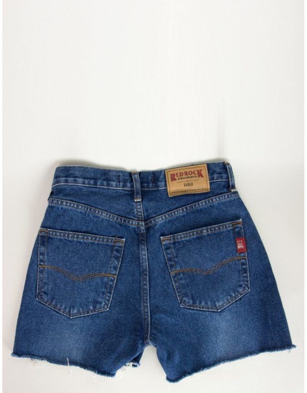 Γυναικείο ψηλόμεσο Vintage σορτς Red Rock μπλε