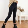 Γυναικείο μαύρο τζιν παντελόνι σωλήνας ελαστικό 3