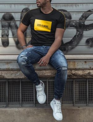 Ben Tailor Jean Harvey ανδρικό μπλε τζιν με φθορές