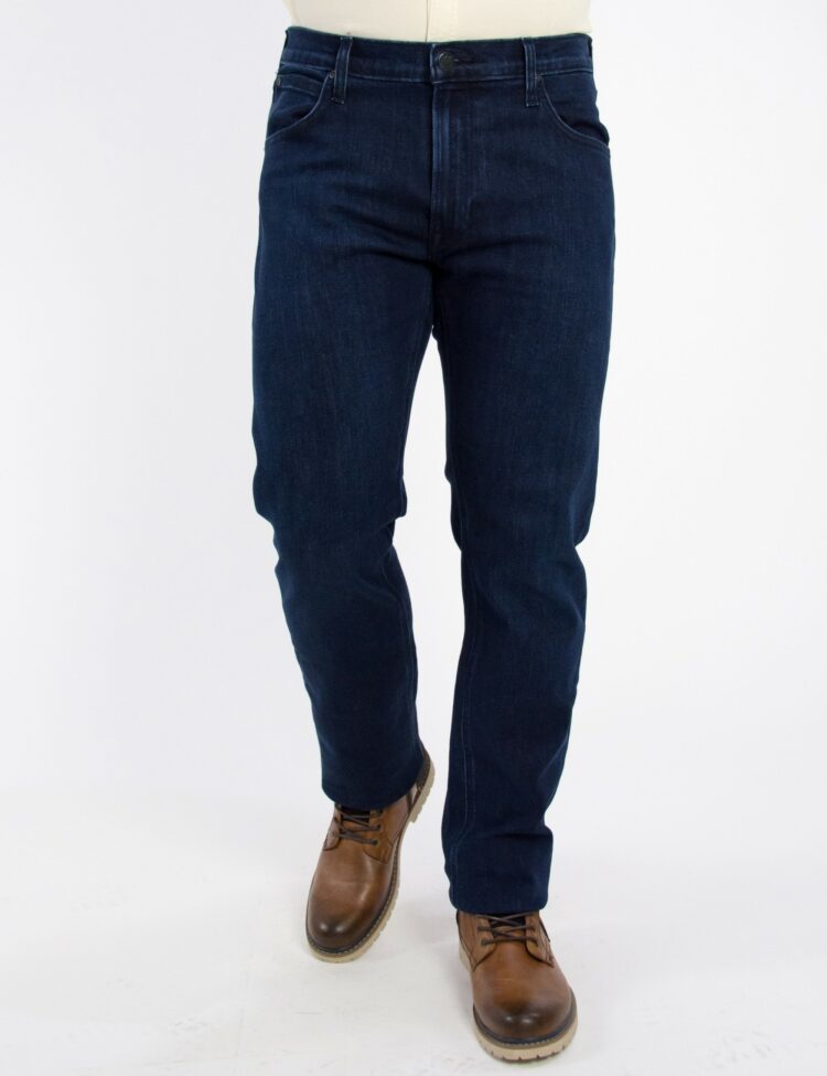 Ανδρικό μπλε σκούρο τζιν παντελόνι Daren μεσοκάβαλο