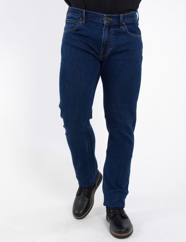 Ανδρικό μπλε σκούρο τζιν παντελόνι Lee Daren Zip Fly