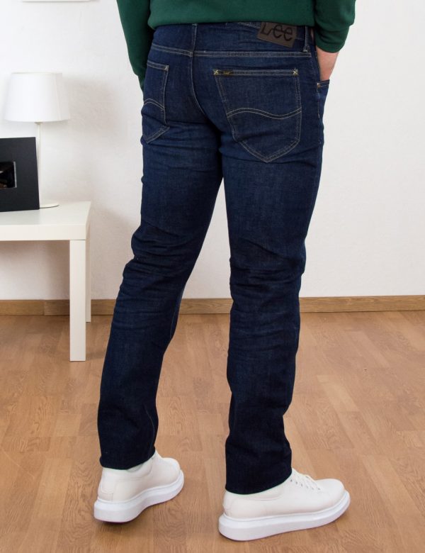 Lee ανδρικό μπλε σκούρο τζιν παντελόνι Regular Straight