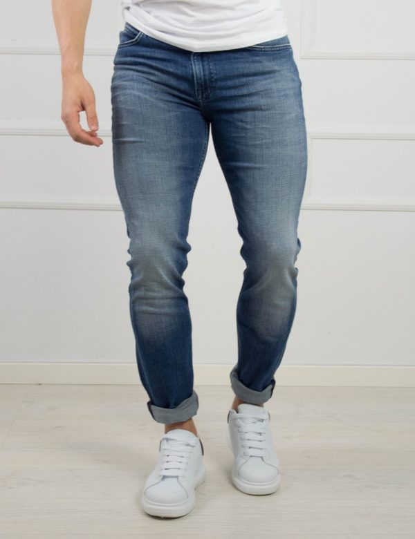 Ανδρικό μπλε τζιν Rider με ξέβαμμα