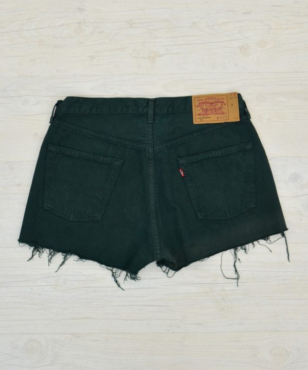 Γυναικείο ψηλόμεσο Vintage σορτς Levis πράσινο