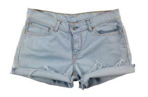 Γυναικείο ψηλόμεσο Vintage σορτς Levis γαλάζιο Γυναικείο ψηλόμεσο Vintage σορτς Levis γαλάζιο