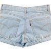 Γυναικείο ψηλόμεσο Vintage σορτς Levis γαλάζιο