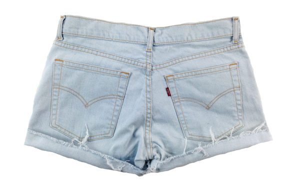 Γυναικείο ψηλόμεσο Vintage σορτς Levis γαλάζιο