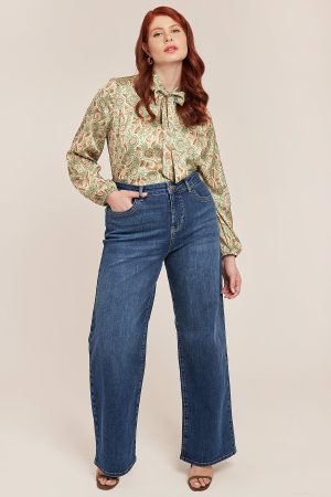 Παντελόνι Denim Wide Leg Παντελόνι Denim Wide Leg