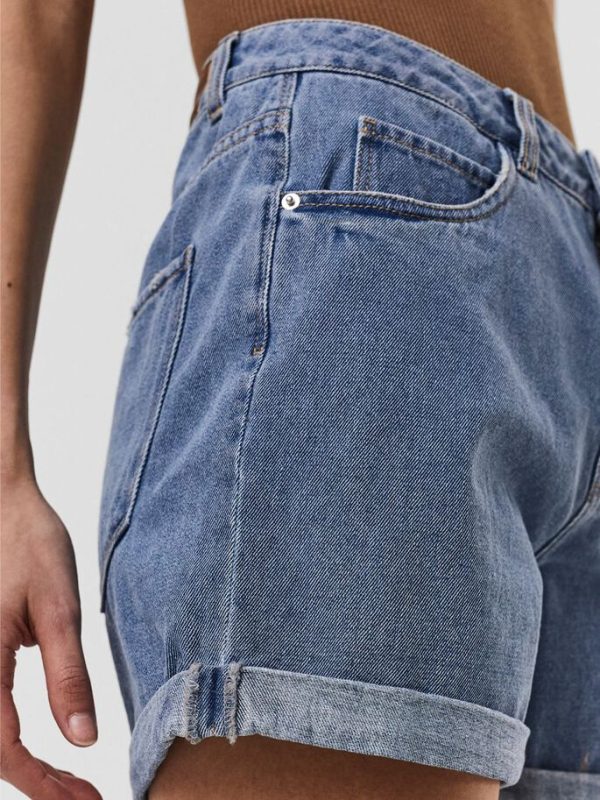 SHORTS VERO MODA VMNINETEEN HR LOOSE SHORTS LIGHT BLUE VERO MODA