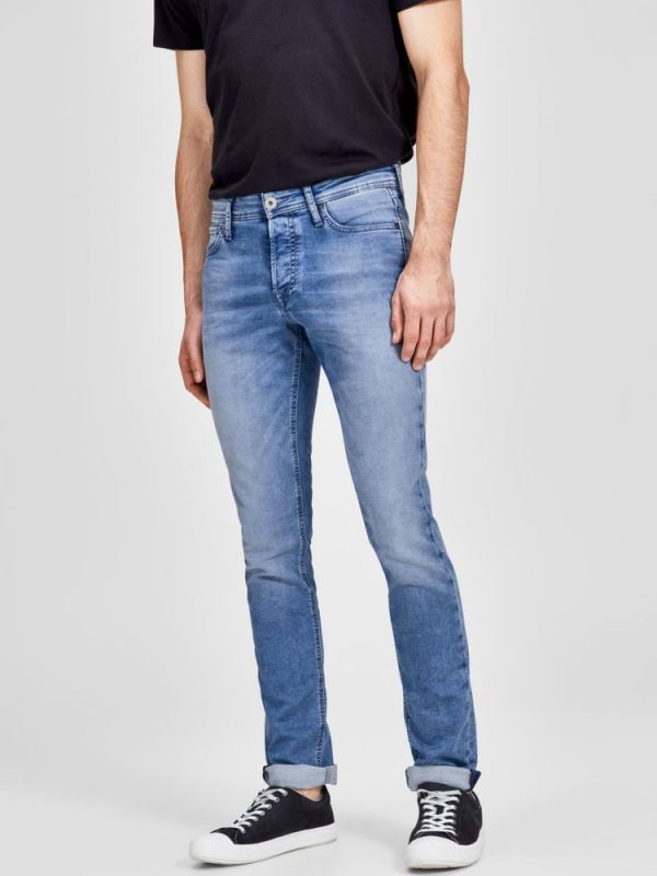 ΤΖΙΝ JACK & JONES GLENN ORIGINAL INDIGO KNIT BLUE JACK&JONES