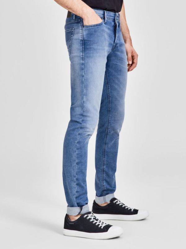 ΤΖΙΝ JACK & JONES GLENN ORIGINAL INDIGO KNIT BLUE JACK&JONES