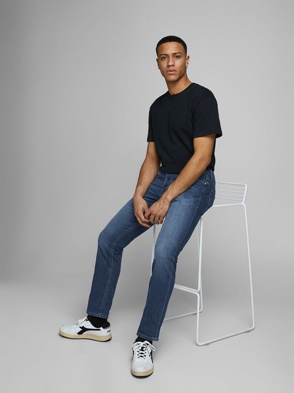 ΑΝΔΡΙΚΟ ΤΖΙΝ JACK & JONES GLENN SLIM FIT ORIGINAL AM 814 BLUE JACK&JONES