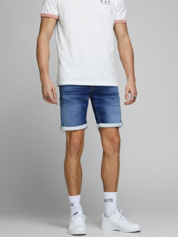 ΤΖΙΝ SHORTS JJIRICK JJICON GE 006 I.K BLUE DENIM JACK&JONES
