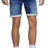 ΤΖΙΝ SHORTS JJIRICK JJICON GE 006 I.K BLUE DENIM JACK&JONES