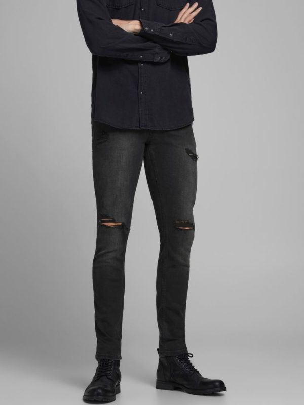 ΤΖΙΝ JACK & JONES SKINNYLIAM JJORIGINAL AGI 033 BLACK JACK&JONES