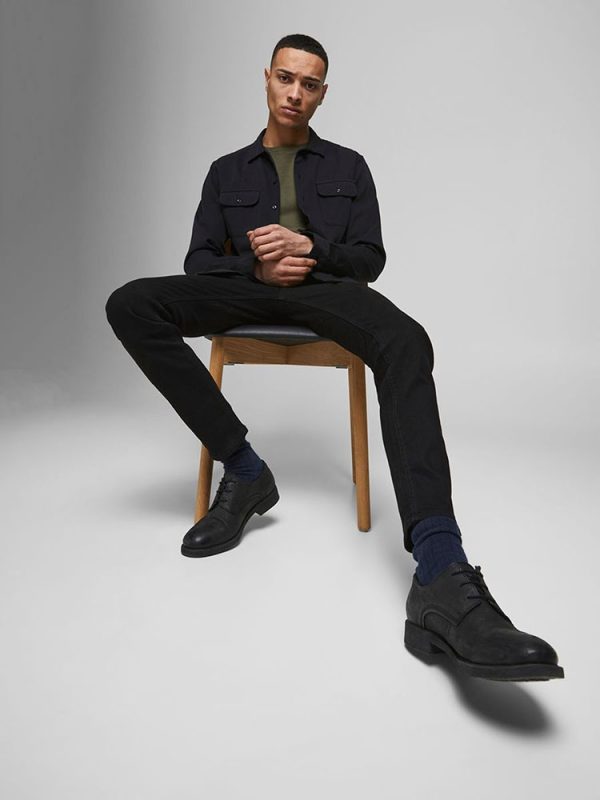 ΤΖΙΝ JACK & JONES JJIGLENN JJORIGINAL NA 029 BLACK JACK&JONES