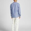 ΠΟΥΚΑΜΙΣΟ JACK & JONES JPRBLASUMMER HALF PLACKET SHIRT L/S SN FADED DENIM JACK&JONES 4