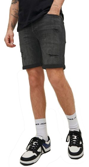 ΒΕΡΒΟΥΔΑ JACK & JONES JJIRICK JJIORIGINAL SHORTS AM 271 BLACK DENIM JACK&JONES ΒΕΡΒΟΥΔΑ JACK & JONES JJIRICK JJIORIGINAL SHORTS AM 271 BLACK DENIM JACK&JONES