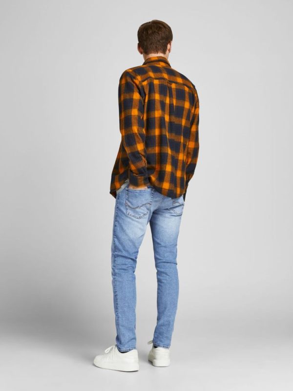 JEANS SLIM JACK & JONES JJIGLENN JJORIGINAL MF 030 BLUE DENIM JACK&JONES