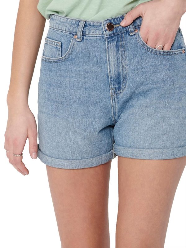 ΓΥΝΑΙΚΕΙΟ SHORTS ONLY PHINE LIFE BLUE DENIM ONLY