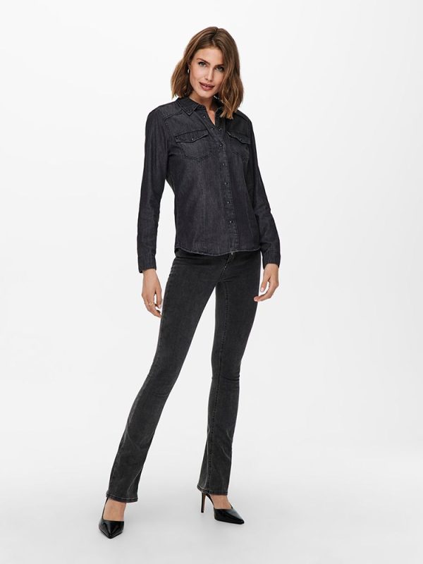 SHIRT ONLY ROCK IT LIFE DENIM BLACK ONLY
