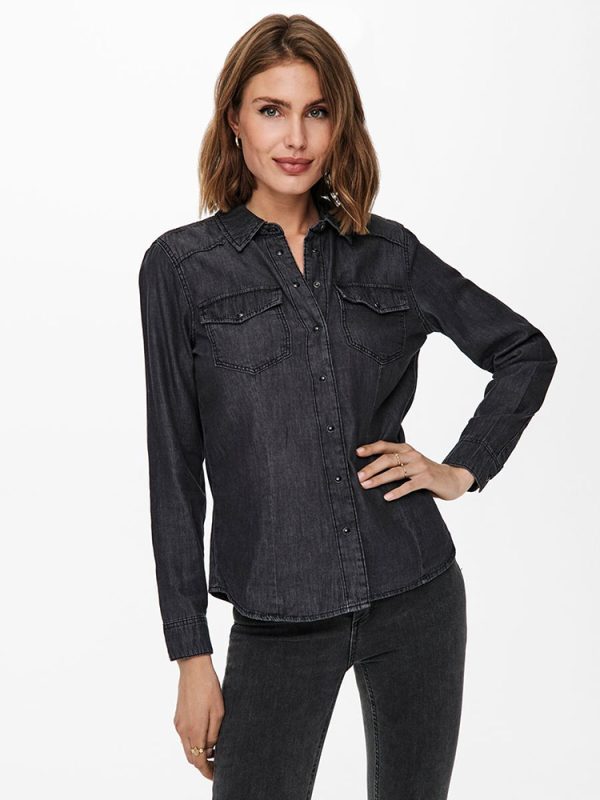 SHIRT ONLY ROCK IT LIFE DENIM BLACK ONLY