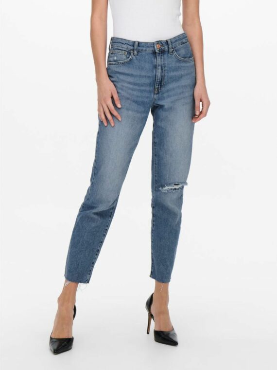 Only Γυναικείο Straight Fit Jeans  Denim