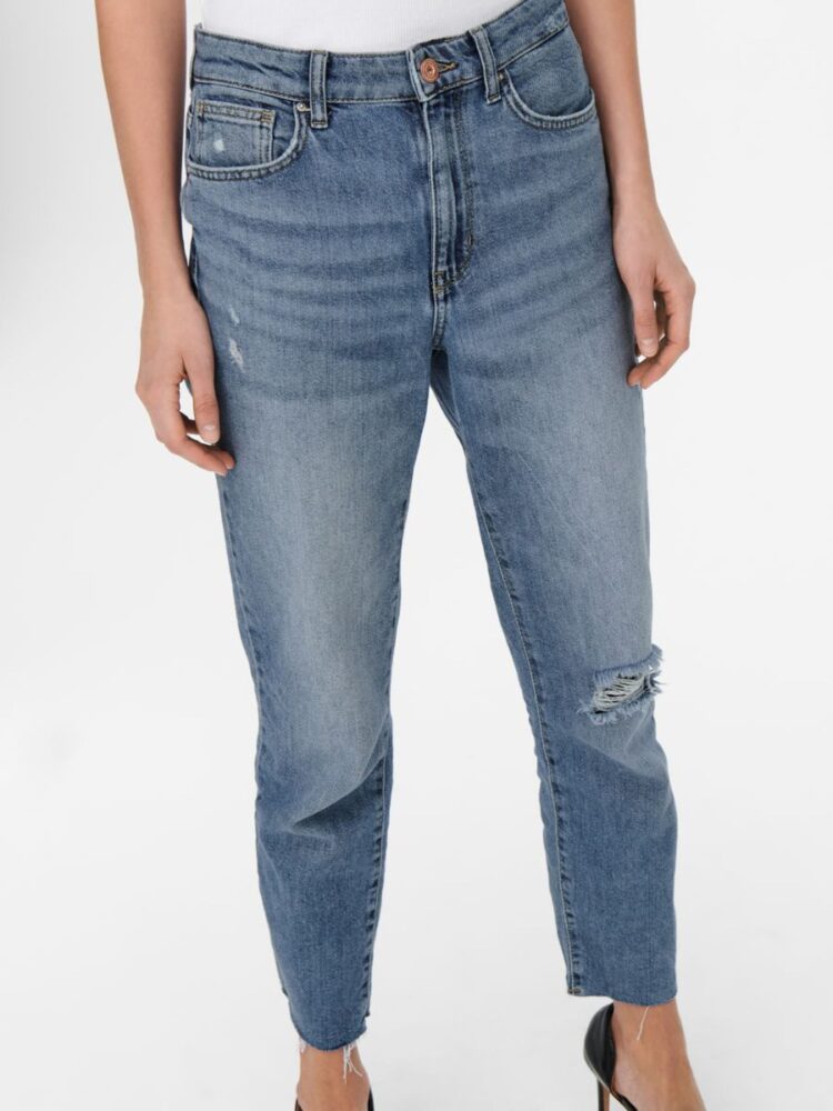 Only Γυναικείο Straight Fit Jeans Denim 2