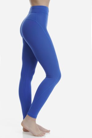 ΜΟΝΟΧΡΩΜΟ ΑΘΛΗΤΙΚΟ ΚΟΛΑΝ DRY-FIT - ΜΠΛΕ