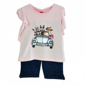 Παιδικό Σετ Ροζ/Τζιν - Joyce