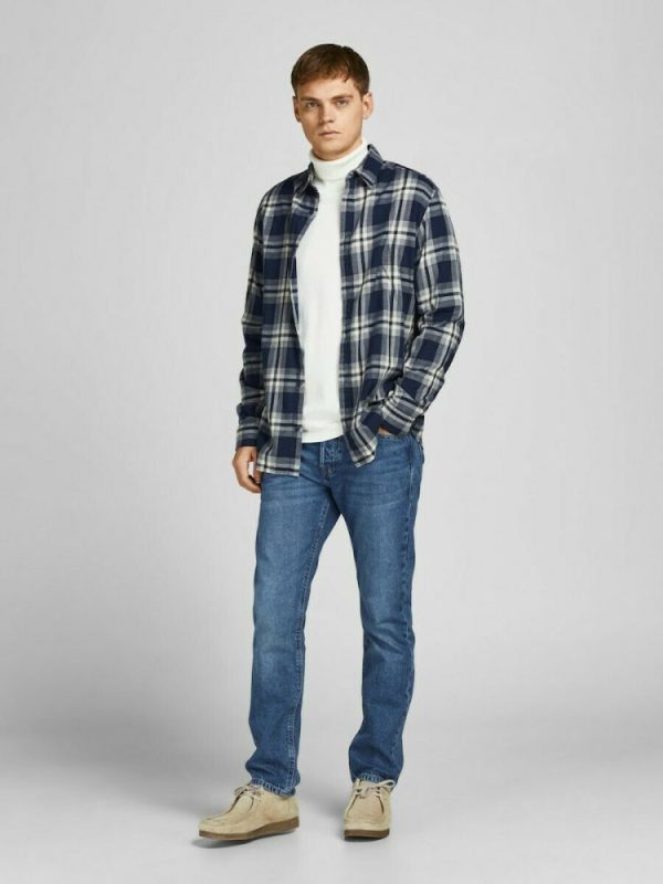 ΤΖΙΝ COMFORT JACK & JONES JJIMIKE JJORIGINAL MF 123 BLUE DENIM JACK&JONES