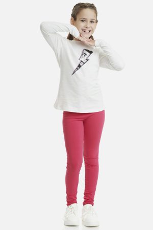 ΒΑΜΒΑΚΕΡΟ ΜΟΝΟΧΡΩΜΟ ΠΑΙΔΙΚΟ ΚΟΛΑΝ - ΣΚΟΥΡΟ ΦΟΥΞΙΑ