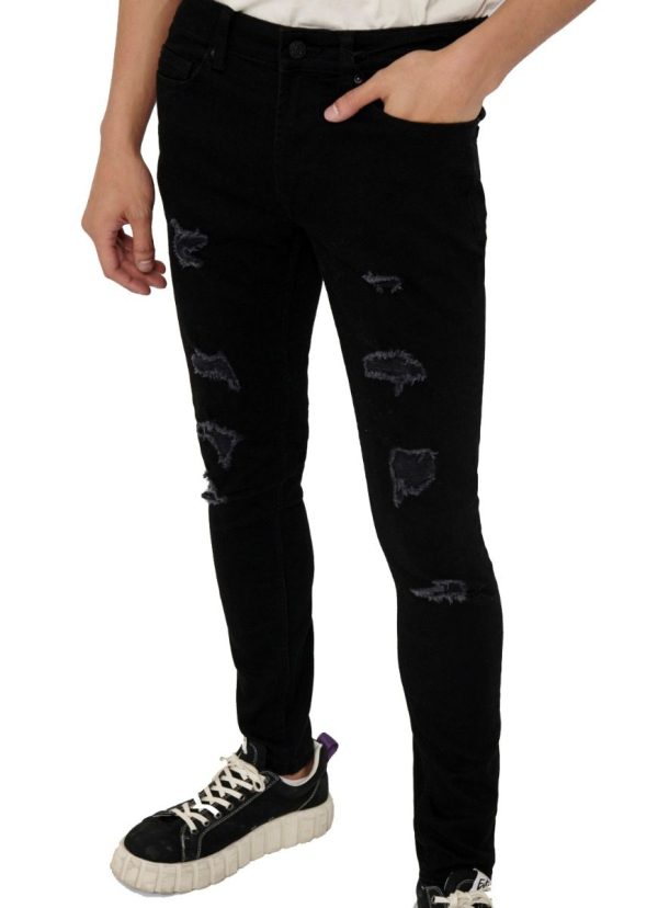 Only and Sons Skinny Jeans  Μαύρο