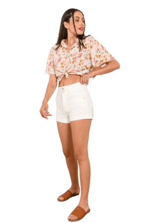 Ντένιμ σορτς (WHITE)