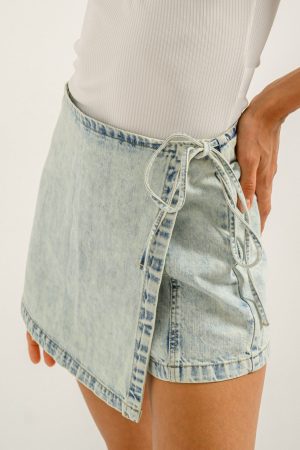 Ντένιμ σκορτ (LIGHT BLUE) Ντένιμ σκορτ (LIGHT BLUE)