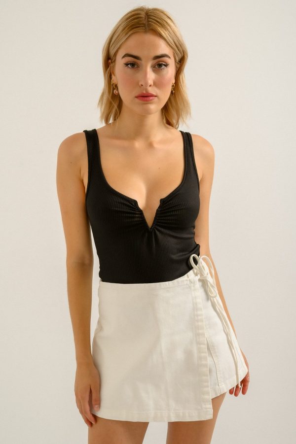 Ντένιμ σκορτ (WHITE)