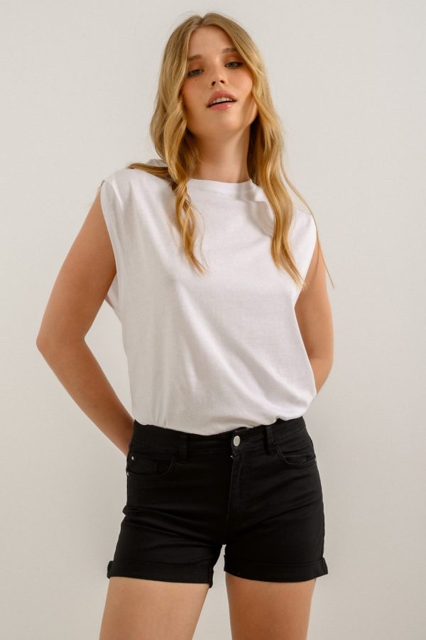 Ντένιμ σορτς (BLACK)