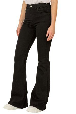 Bootcut ντένιμ (BLACK)