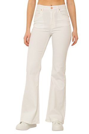 Bootcut ντένιμ (WHITE)