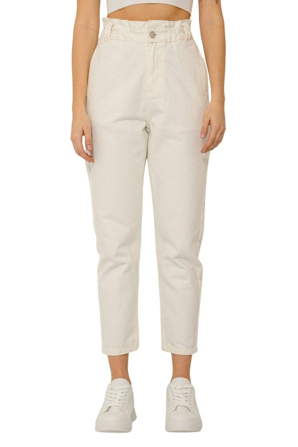 Baggy ντένιμ (WHITE)