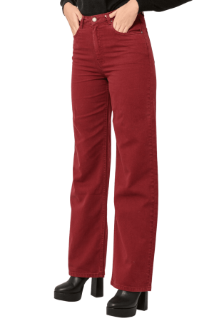 Wide leg ντένιμ (WINE)