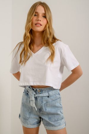 Ντένιμ βερμούδα σορτς (LIGHT BLUE) Ντένιμ βερμούδα σορτς (LIGHT BLUE)