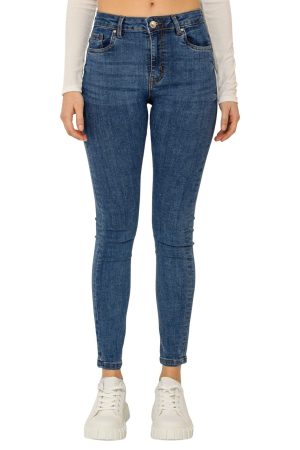 Skinny ντένιμ με κανονική μέση (M.BLUE)
